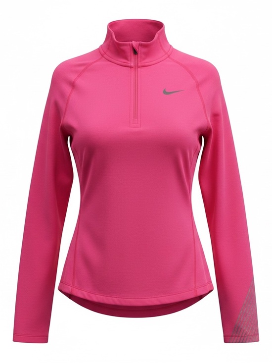 Nike Tops - Nike Women’s Hot Pink Half-Zip Athletic dry fit Pullover size XL